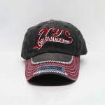 Black Retro Wash Baseball Cap