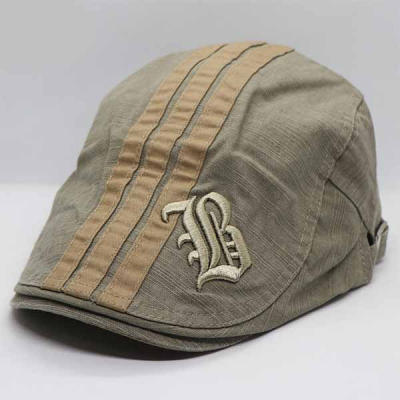 Light Brown Flat Golf Hats