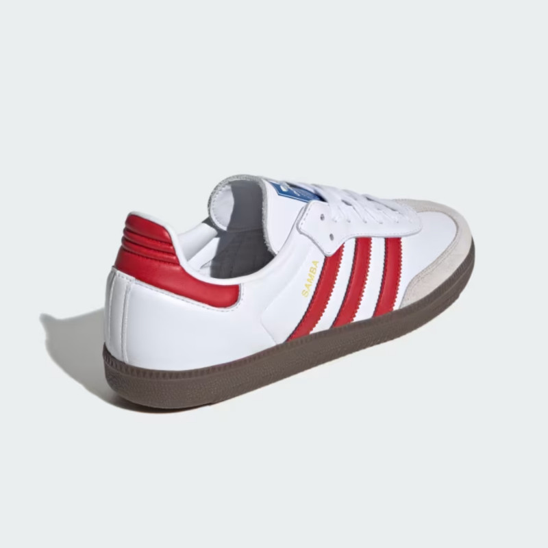 Samba OG Shoes (White-Red)