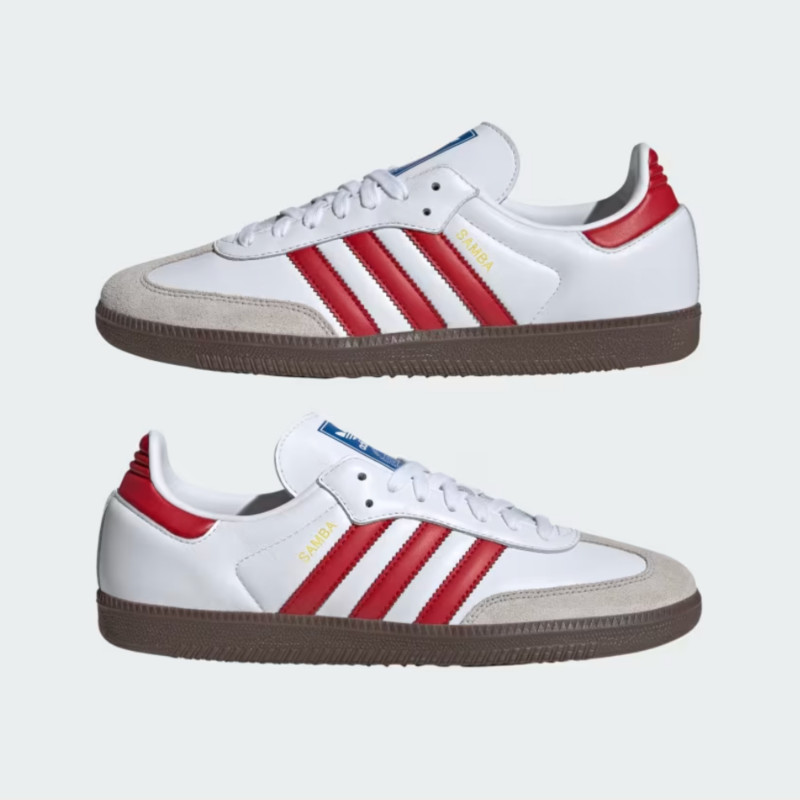 Samba OG Shoes (White-Red)