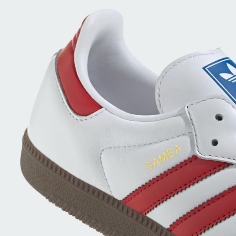 Samba OG Shoes (White-Red)