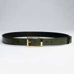 Emerald  Ostrich Pattern Belt