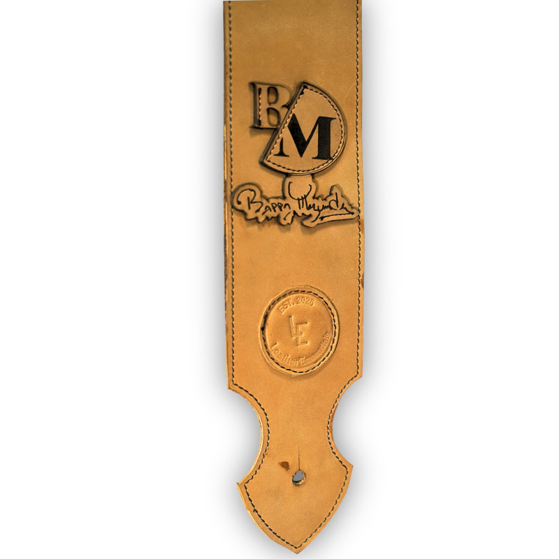 Bappa Mazumder Guitar Strap - Tan