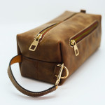 Rustic Pull-Up Clutch Bag (Oil Brown)