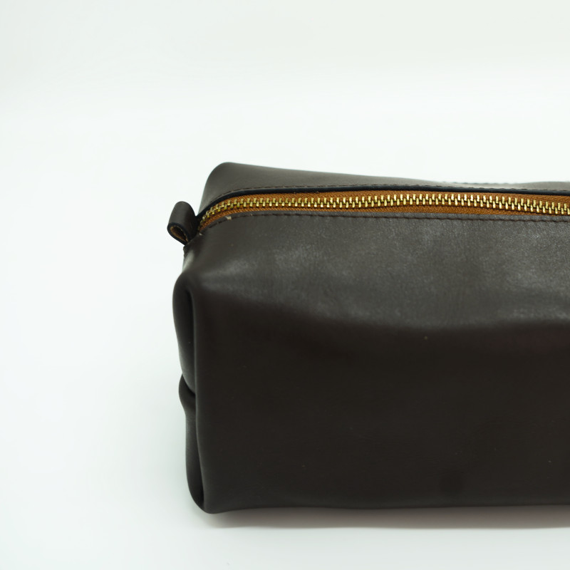 Mocha Veg-Tan Clutch Bag (Chocolate)