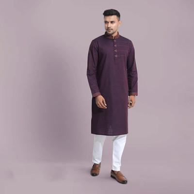 Premium Embroidery Panjabi - Farzi