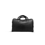 Black Leather Travel Bag