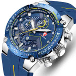 CHEETAH CH1606 OCRA Y - Men's Silver and Blue Outdoor Watch