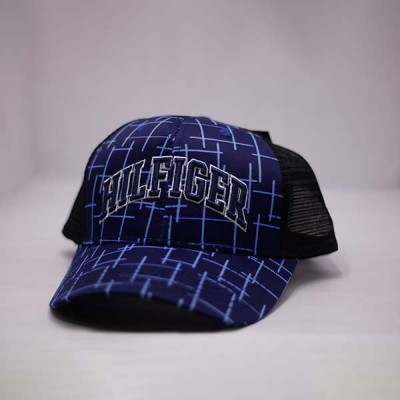 Navy Blue Mesh Cap