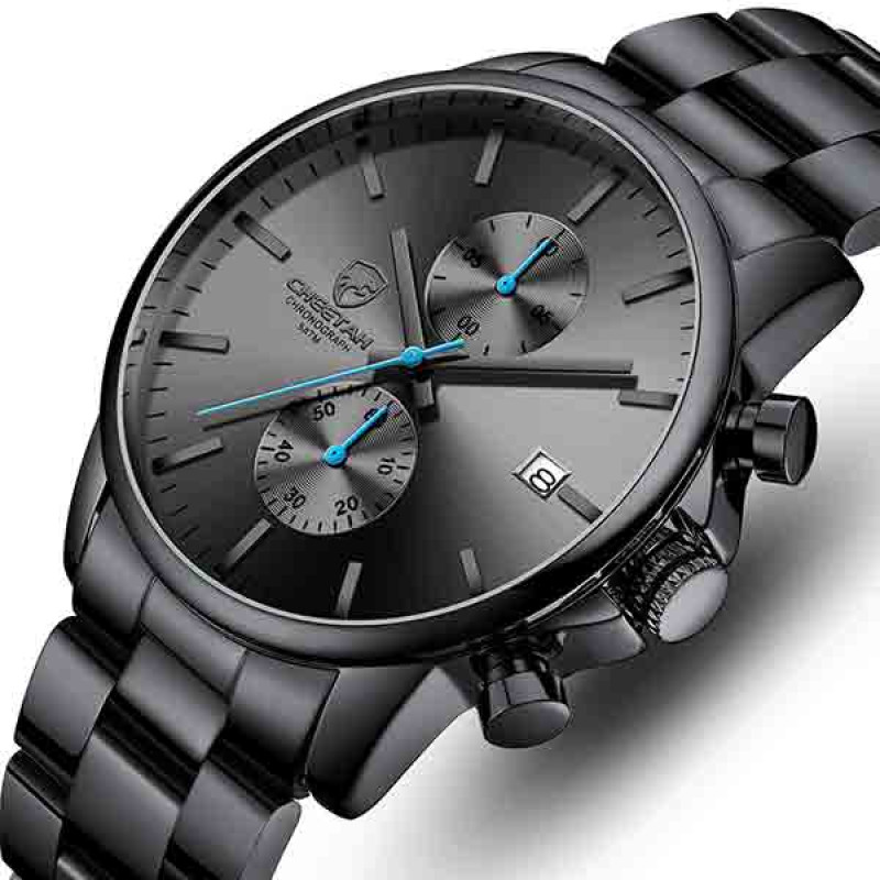 CHEETAH CH1604 ARISTO S4 - Men's All-Black Chronograph Watch