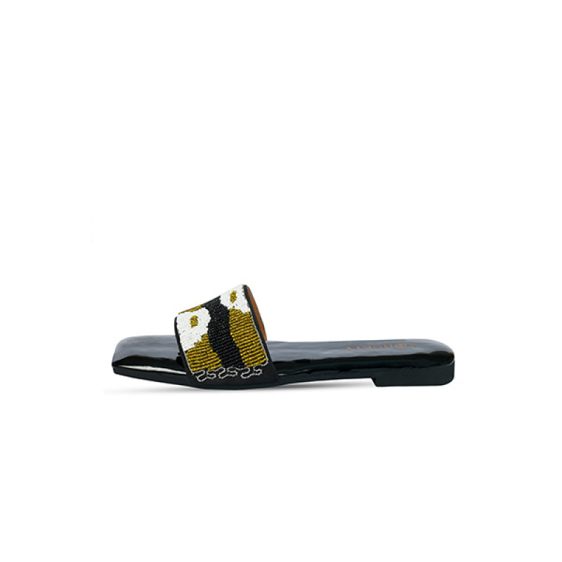 Sequins Flat Sandals For Women