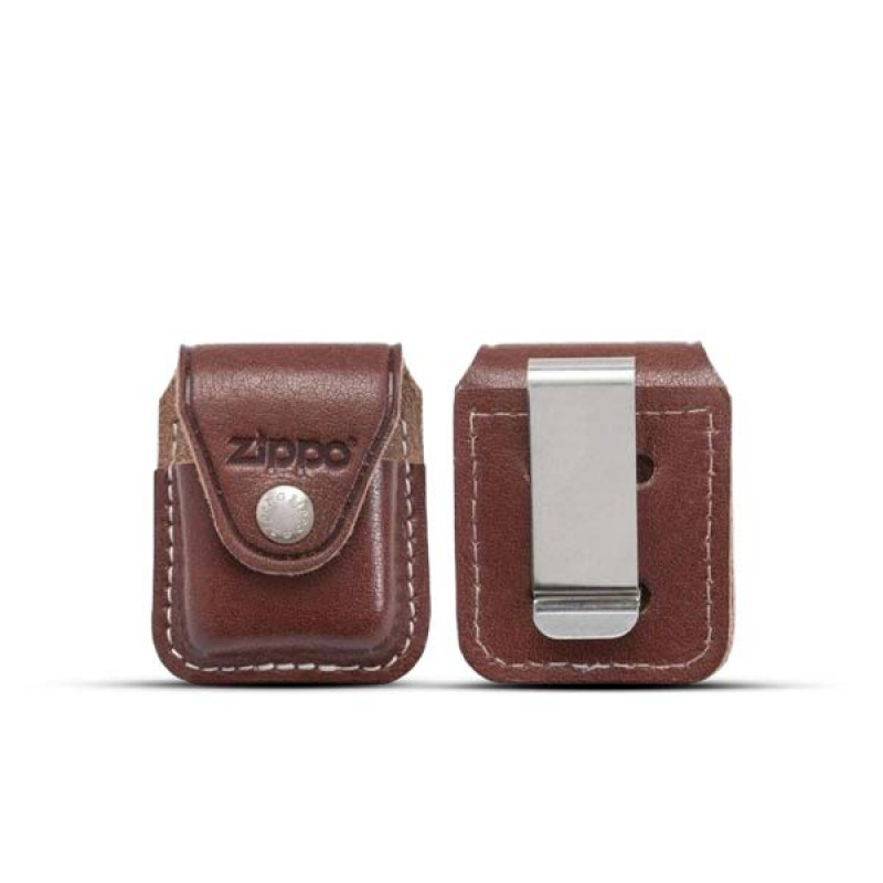 ZIPPO BROWN POUCH