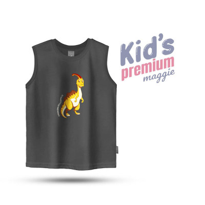 Premium T Shirt Maggie - Parasaur For Kids