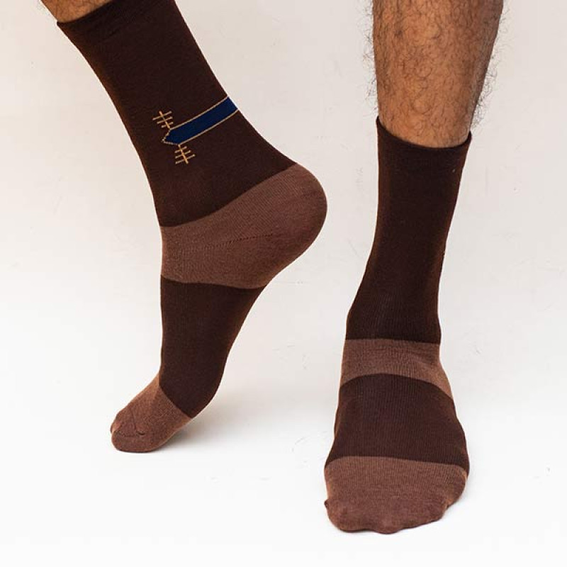 Long socks- Brown