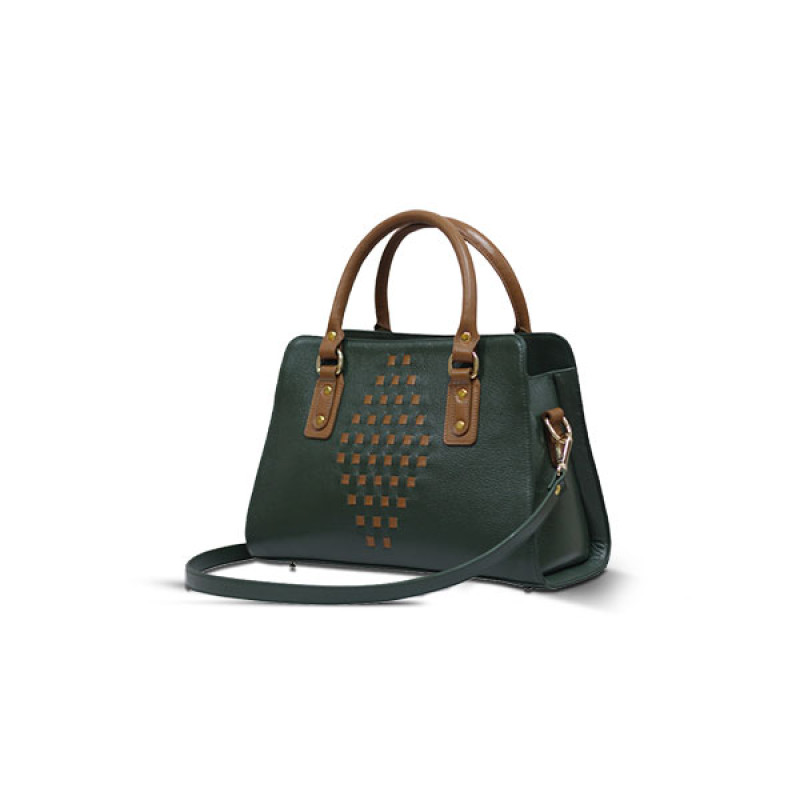 Green Leather Handbag