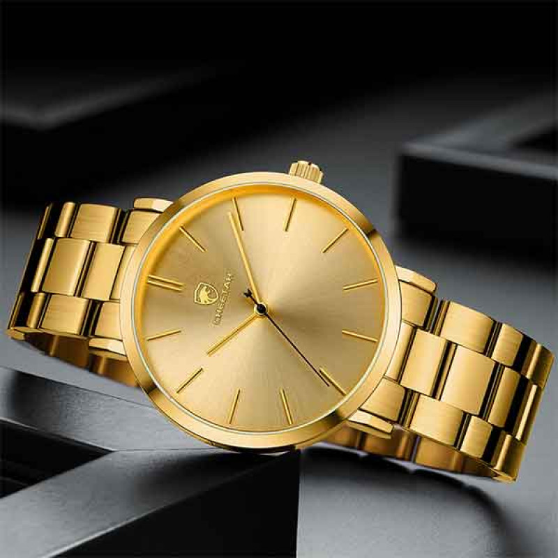 Minimalist on sale gold watch