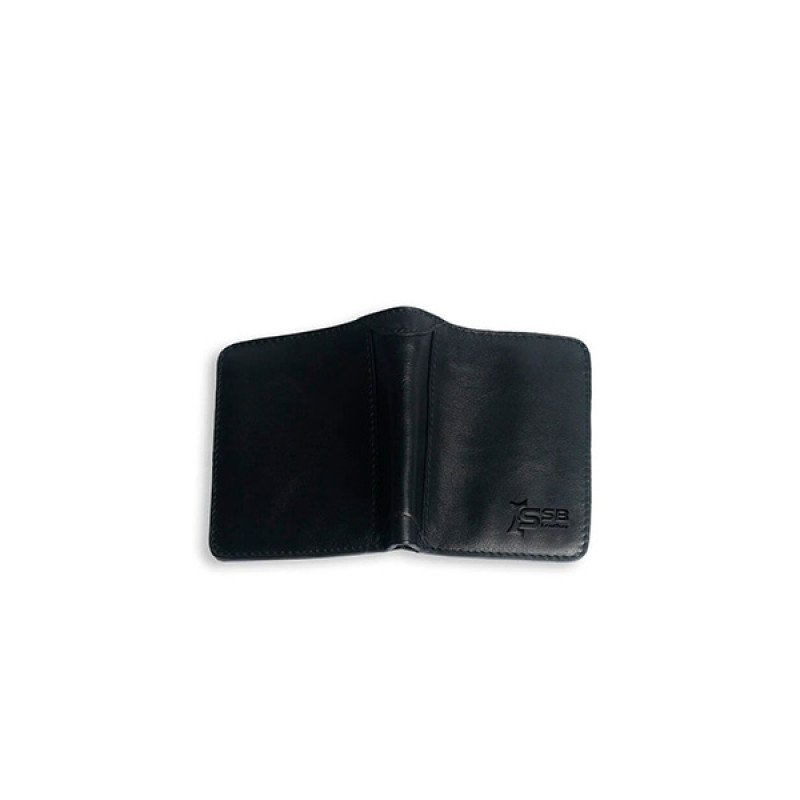 Black (Cute Er Dibba) Short Leather Wallet