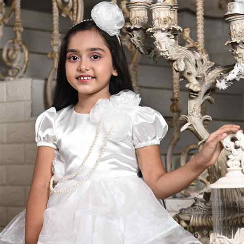 White Princess Frock