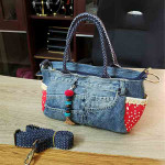 Denim Duffle Bag