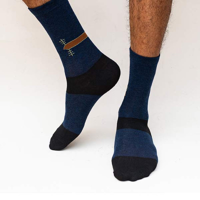 Long Shocks- Navy Blue