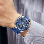 CHEETAH CH1606 OCRA Y - Men's Silver and Blue Outdoor Watch