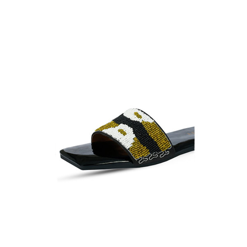 Sequins Flat Sandals For Women