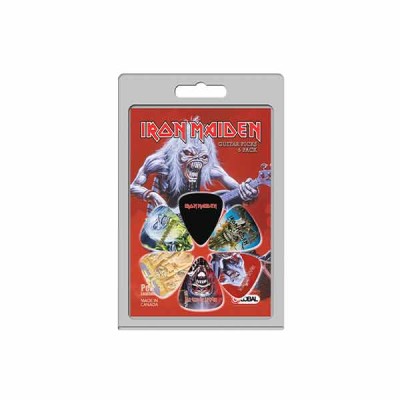 IRON MAIDEN'' OFFICIAL LICENSING VARIETY PACK GUITAR PICK SET OF SIX