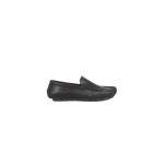 Leather Black Loafer Shoes for Men