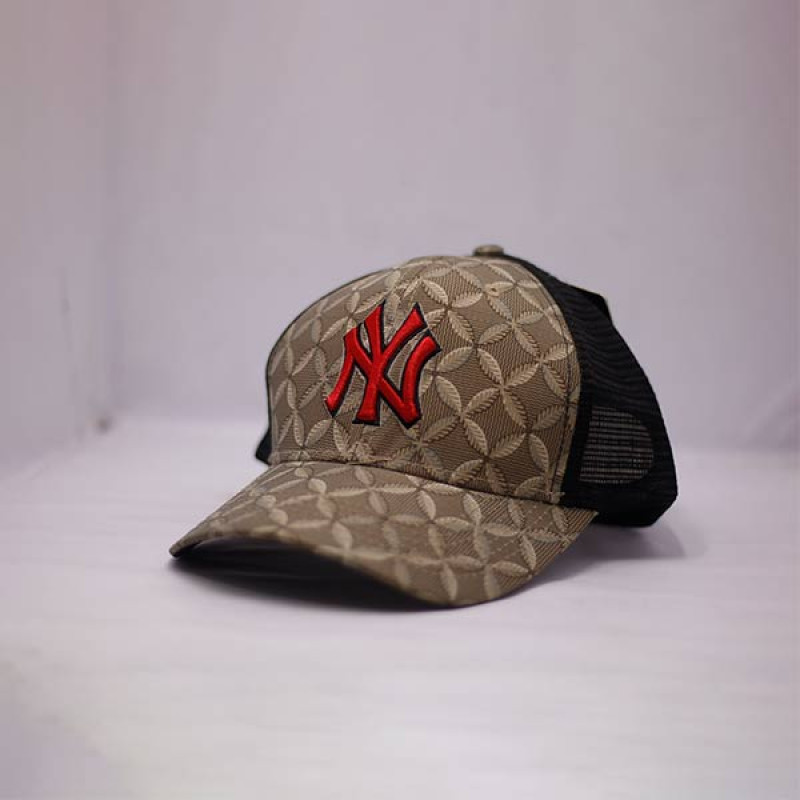 NY Brown Mesh Cap