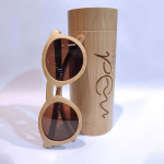 Bamboo Round Sunglass