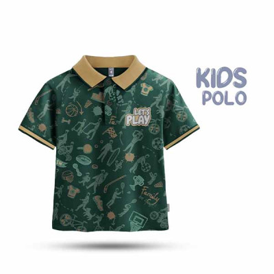 Kids Premium Polo Lets Play T-Shirt