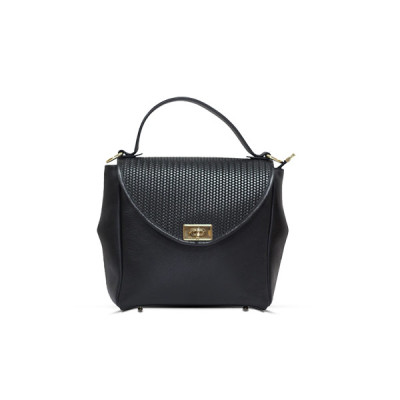 Black Leather Handbag