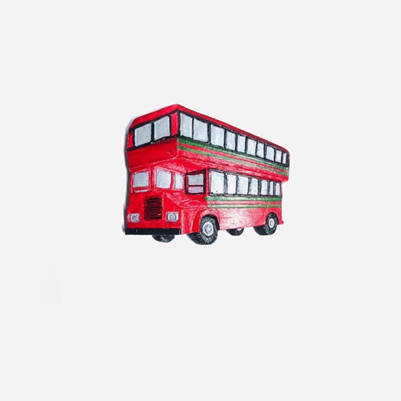 Fridge Magnet ''Double Decker''