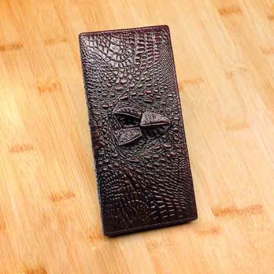 Chocolate color Long Wallet