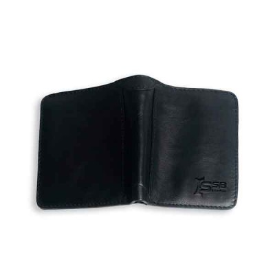 Black Short Leather Wallet