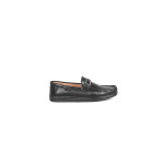 Genuine Leather Classic Black Loafers for Men