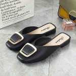 Black Half Shoe Style Heel