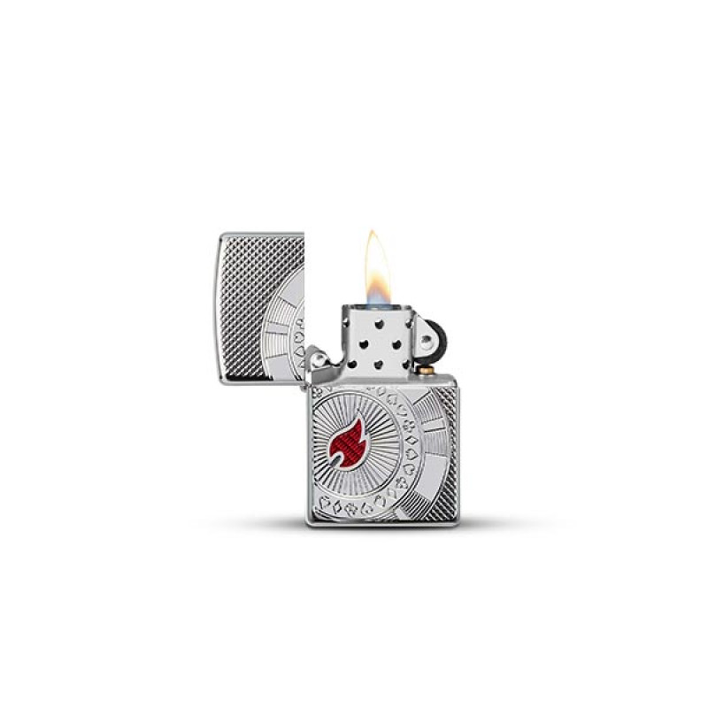 CHIP POKER DESIGN ZIPPO