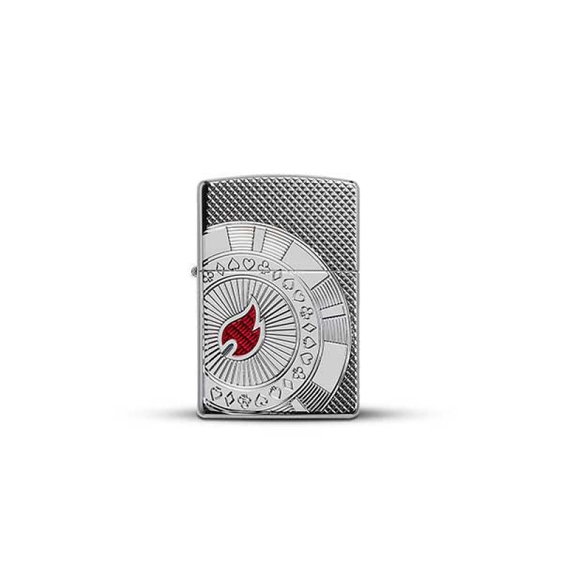 CHIP POKER DESIGN ZIPPO