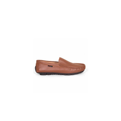 Tan Color Leather Loafers for Men