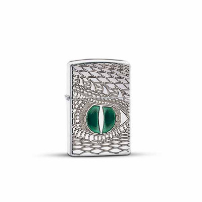 DRAGON GREEN EYE ZIPPO