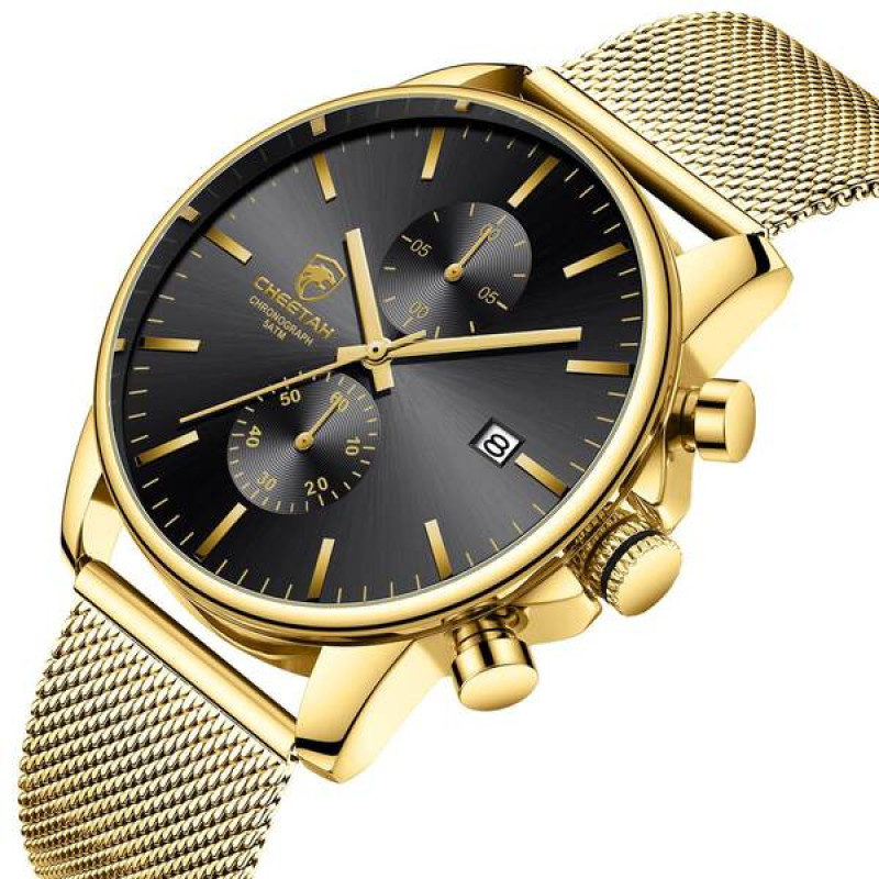 CHEETAH CH1604 ARISTO X4 - Men's Gold Chronograph Watch