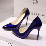 Blue High Heel Shoe