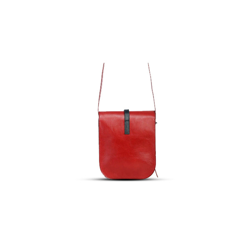 Stylish Leather Saddle Bag