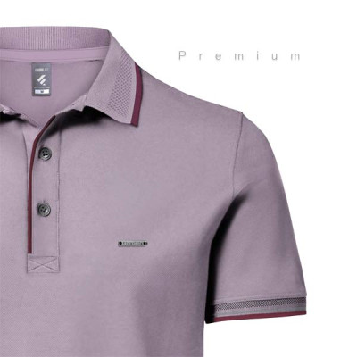 Premium Double PK Cotton Polo - Lavanderash