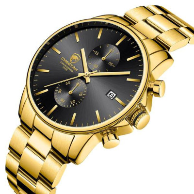 CHEETAH CH1604 ARISTO S6- Black Face Gold Chronograph Watch