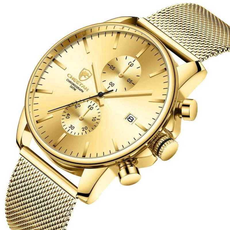 CHEETAH CH1604 ARISTO X4 - Men's Gold Chronograph Watch