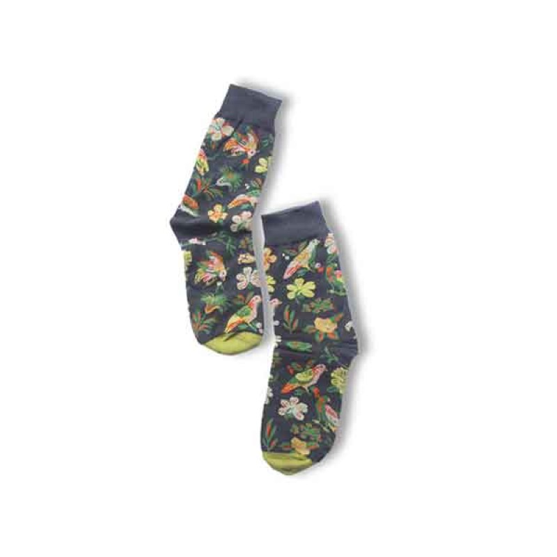 Mid Calf Floral Socks EAS-01