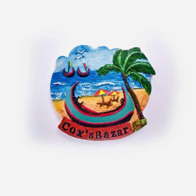 Fridge Magnet ''Cox's Bazar Chand Boat''