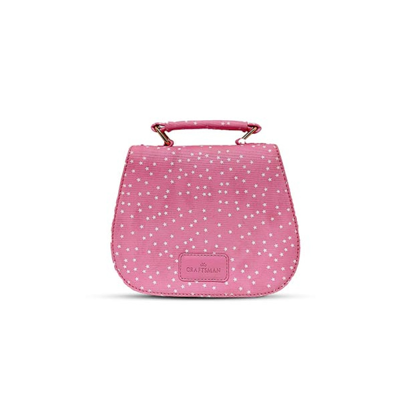 Pink Color Crossbody Hand Bag